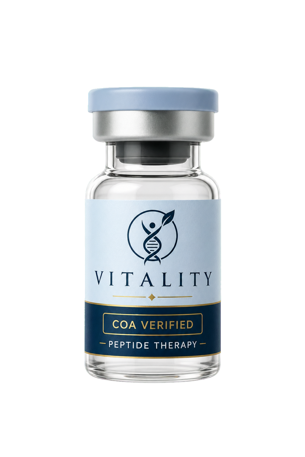 Vitality branded premium peptide vial